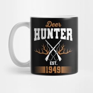 Gifts for 72 Year Old Deer Hunter 1949 Hunting 72th Birthday Gift Ideas Mug